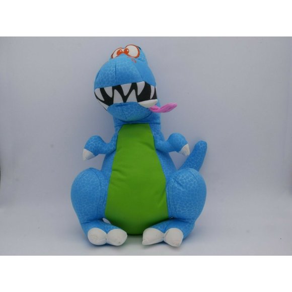 Doodle Dinosaur 15-inch Blue T-Rex Glow in the Dark 2006 - Picture 1 of 5